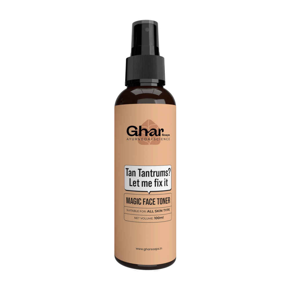 Buy Ghar Soaps Magic Glow Face Toner | Niacinamide & Sandalwood | Pore Minimizing, Tan Removal & Skin Brightening Formula | ( Pack 1) (100 ml ) - Purplle