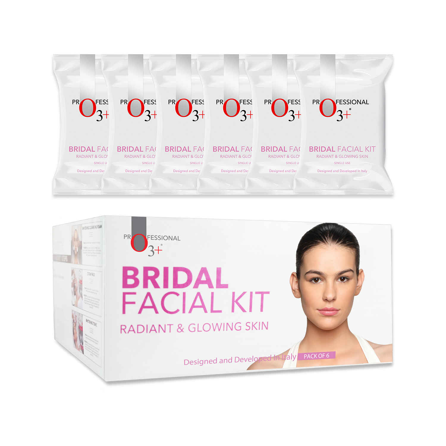 Buy O3+ Bridal Facial Radiant And Glowing Skin - Pack Of 6 (720g) - Purplle