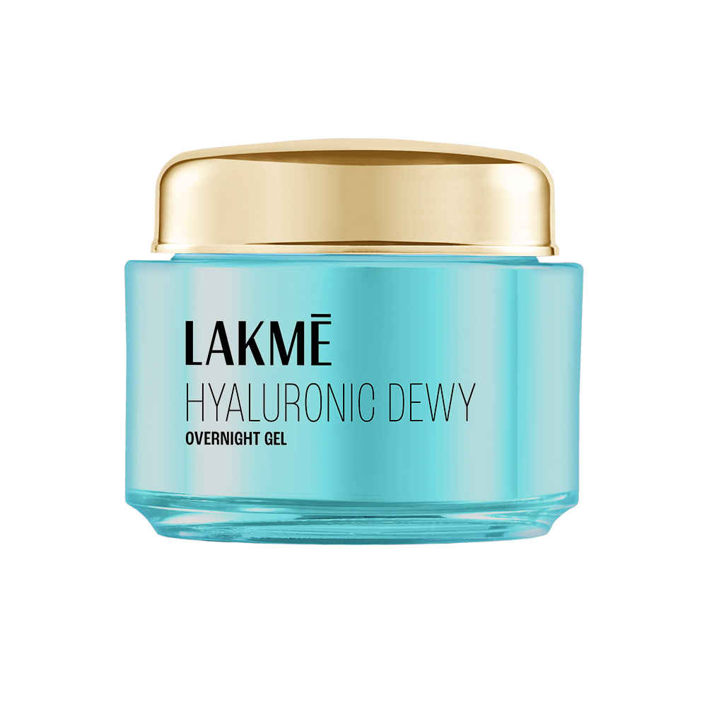 Buy Lakme Hyaluronic Dewy Overnight Gel with Hyaluronic Acid 50 gm - Purplle