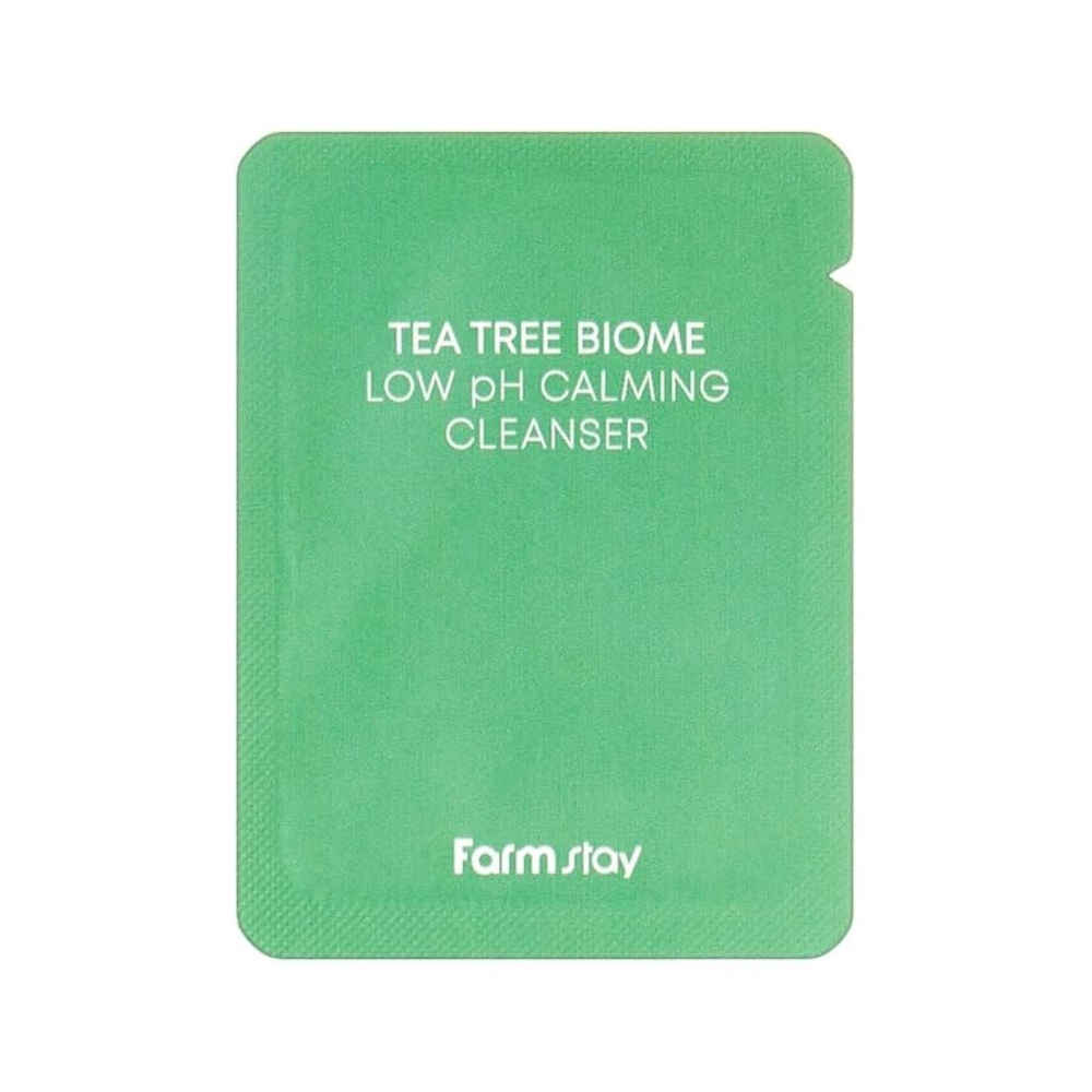Buy Farmstay Tea Tree Biome Low Ph Calming Cleanser Sample - 2 ml - Purplle