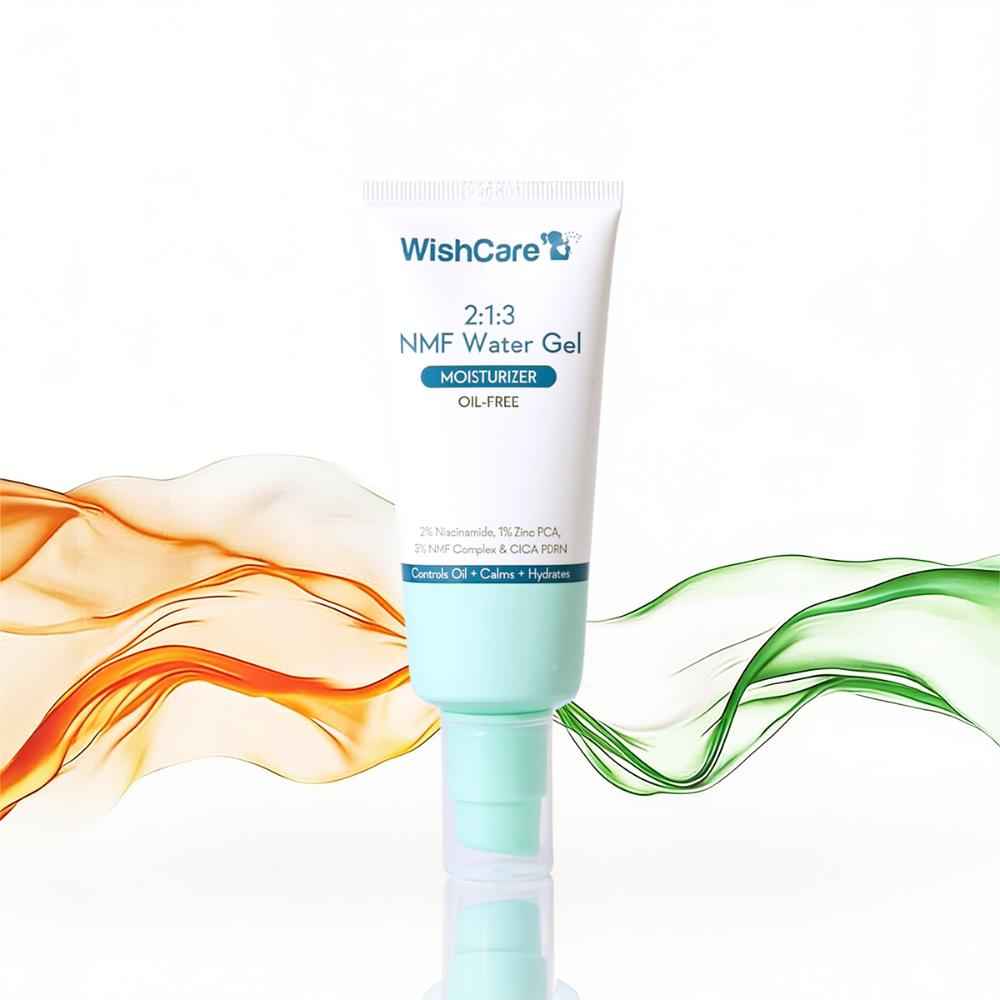 Buy WishCare 2:1:3 NMF Water Gel Moisturizer for Oily & Sensitive Skin|Oil-Free|Controls Oil & Hydrates - 50 ml - Purplle