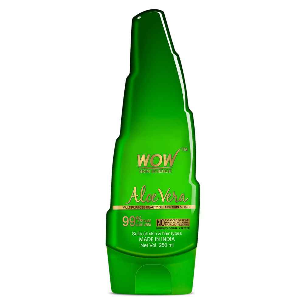 Buy WOW Skin Science 99% Pure Aloe Vera Gel - Ultimate for Skin and Hair (250 ml) - Purplle