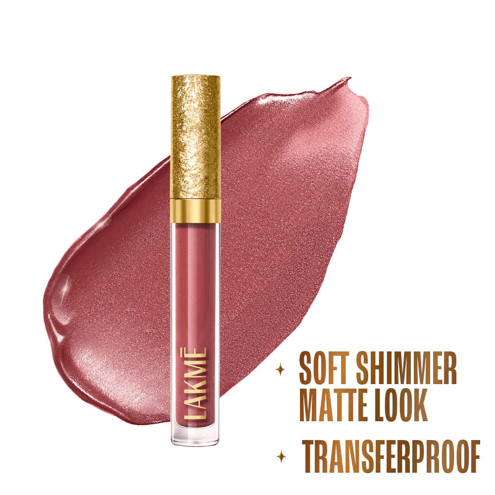 Buy Lakme Be-jewel Shimmer Lip Liquid - 201 Pink Topaz 3.5 ml - Purplle