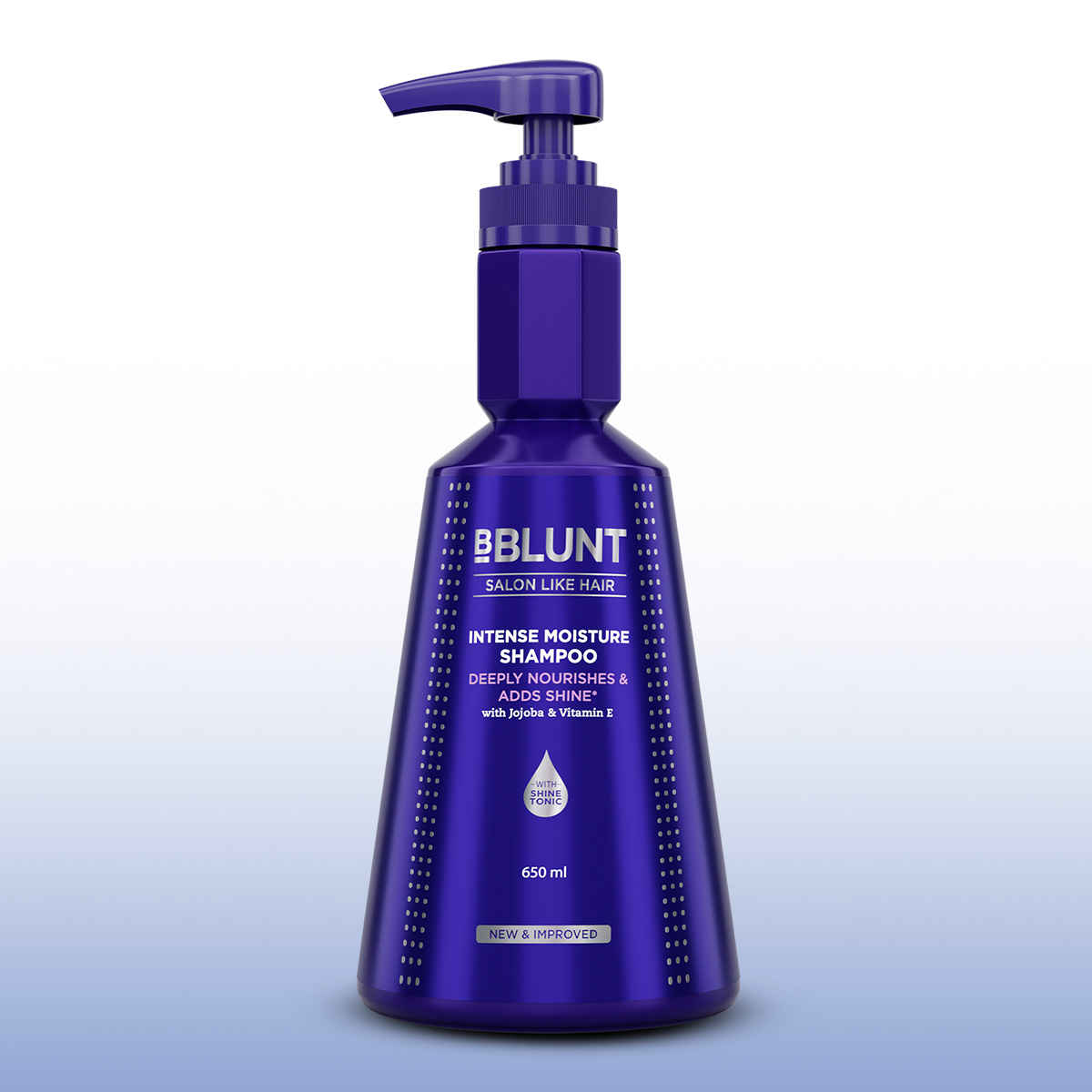 Buy BBLUNT Intense Moisture Shampoo with Jojoba and Vitamin E for Dry & Frizzy Hair - 650 ml - Purplle