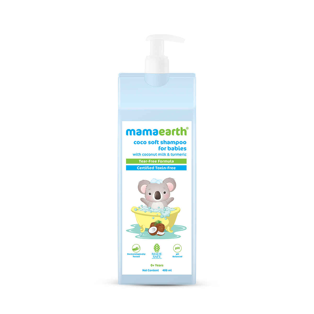 Buy Mamaearth Coco Soft Shampoo with Coconut Milk & Turmeric, for babies, for Gentle Cleansing (400 ml) - Purplle