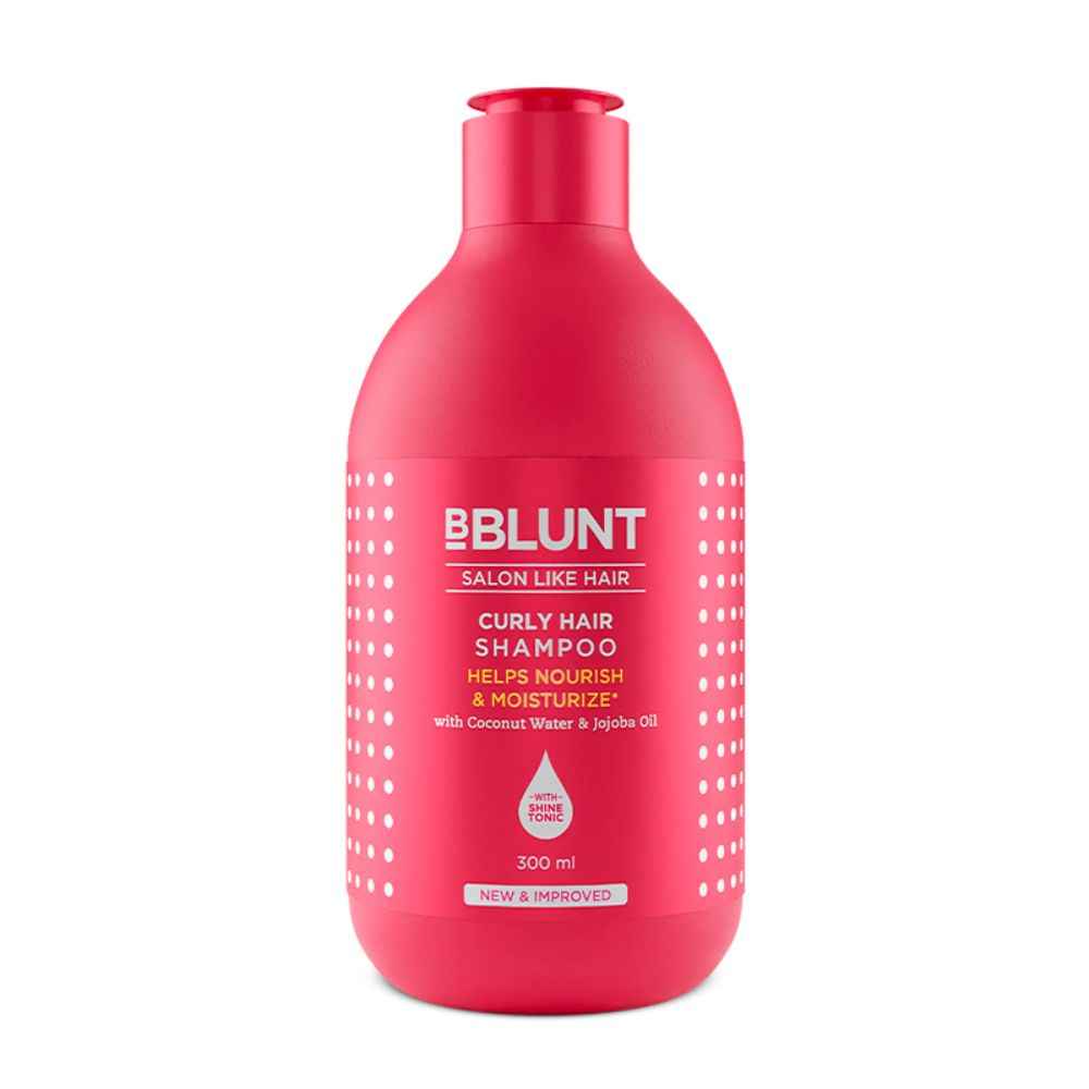 Buy BBLUNT Curly Hair Shampoo with Coconut Water & Jojoba Oil - 300 ml - Purplle