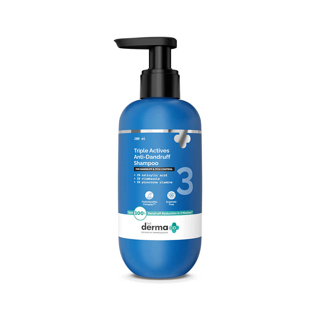 Buy The Derma Co. Triple Actives Anti-Dandruff Shampoo | 200 ml - Purplle