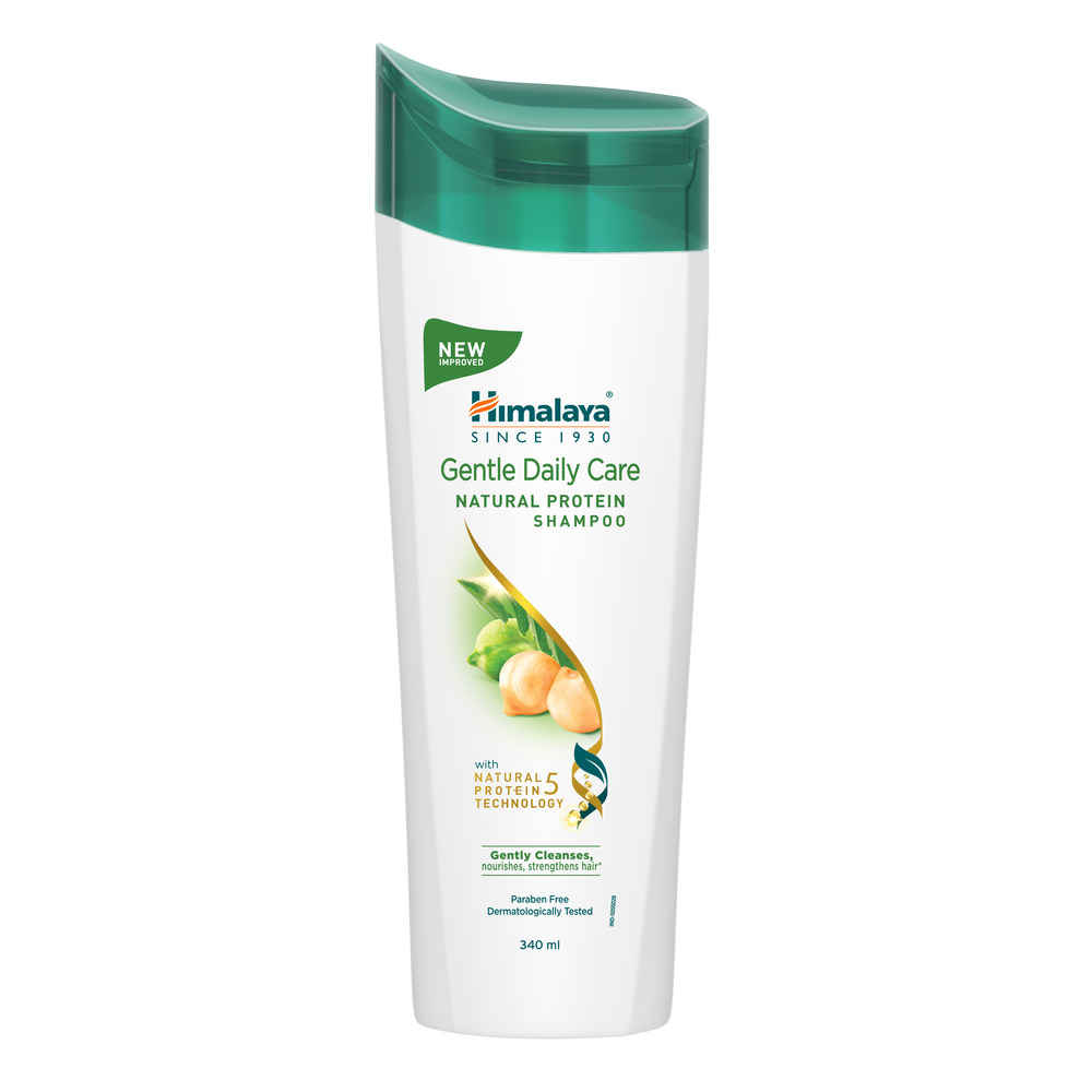 Buy Himalaya Gentle Daily Care Natural Protein Shampoo, Gently cleanses & strengthens, With Chickpea, Licorice & Amla, For Women & Men, 340 ml - Purplle