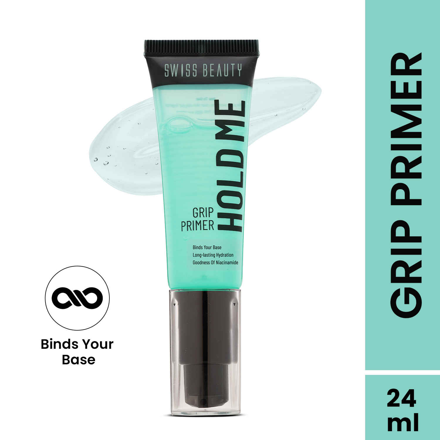Buy Swiss Beauty Hold Me Grip Primer | Hydrating | Grippy Gel Formula | Sweat-Resistant & Humidity-Proof, (24 ml) - Purplle