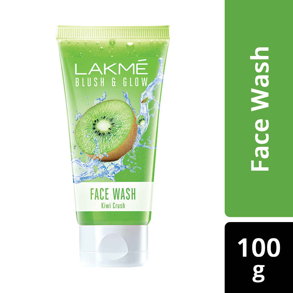 Buy Lakme Blush & Glow Kiwi Freshness Gel Face Wash with Kiwi Extracts, 100 g - Purplle