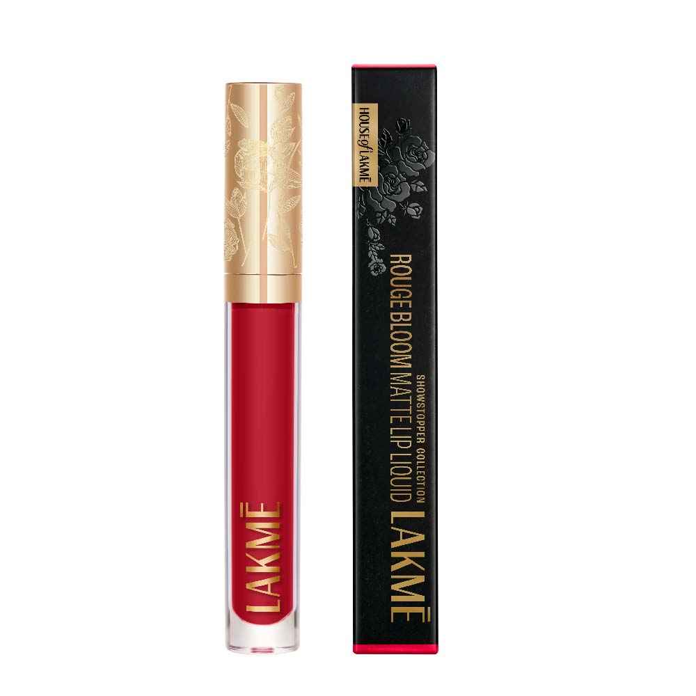 Buy Lakme Rouge Bloom Matte Lip Liquid Carnation Craze 101 - 3.5 ml - Purplle