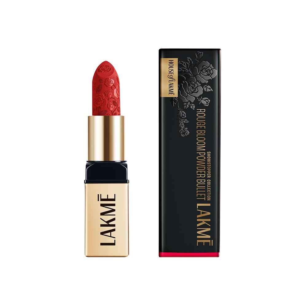 Buy Lakme Rouge Bloom Powder Matte Bullet Scarlet Rose 209 - 4 gm - Purplle