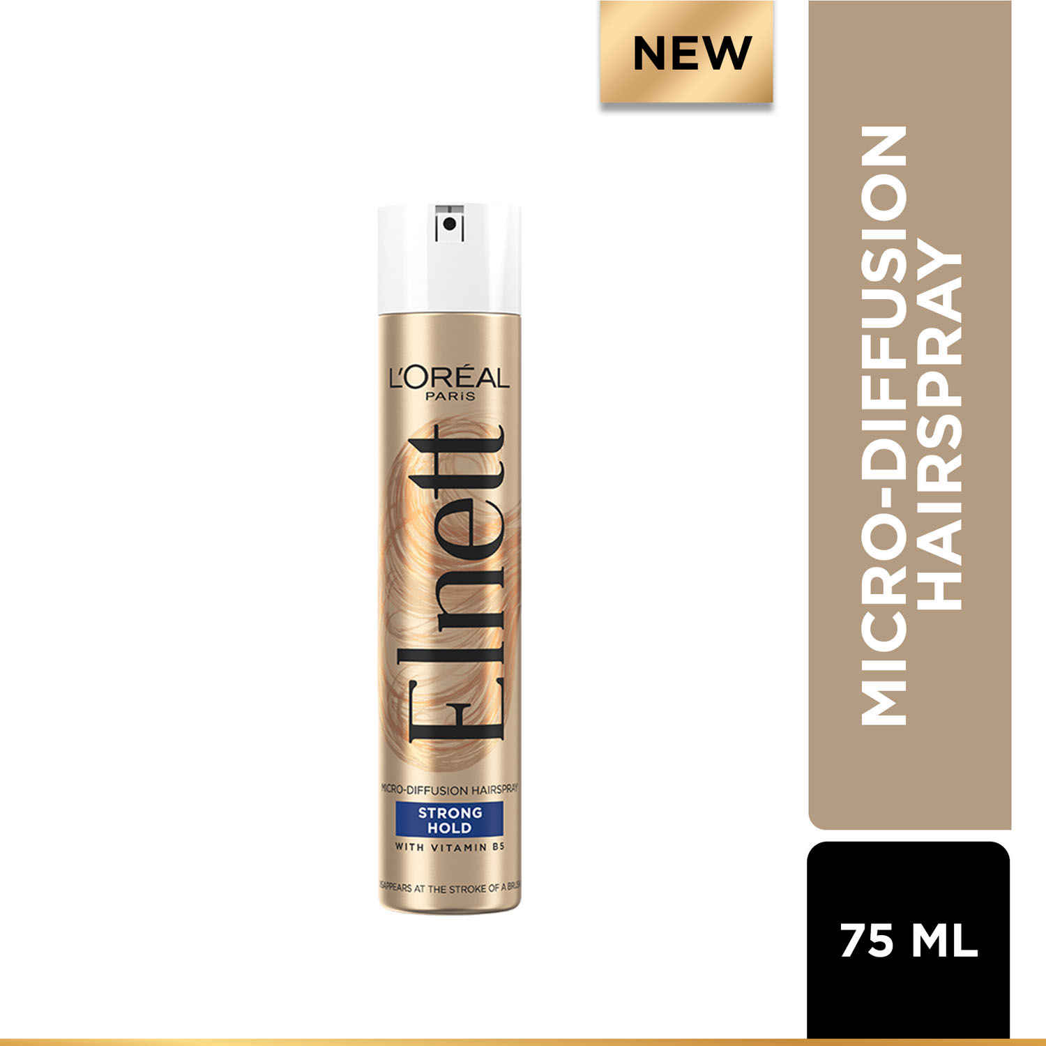 Buy L'Oreal Paris Elnett Strong Hold (mini) - 48h hold, Micro Diffusion Hairspray, (75 ml) - Purplle