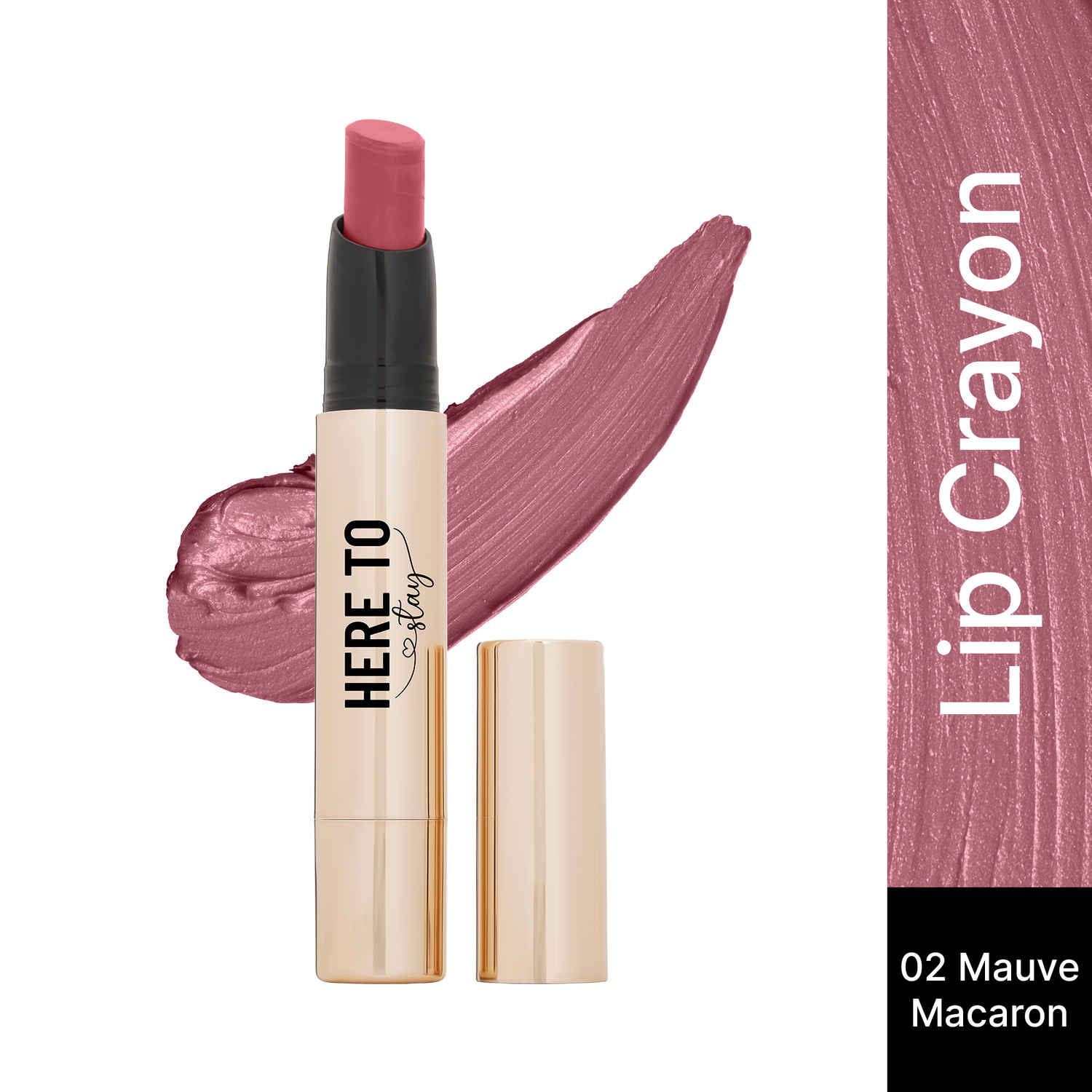 Buy Swiss Beauty Select Here To Stay Lip Crayon, 2.5 gm - Mauve Macaron - Purplle