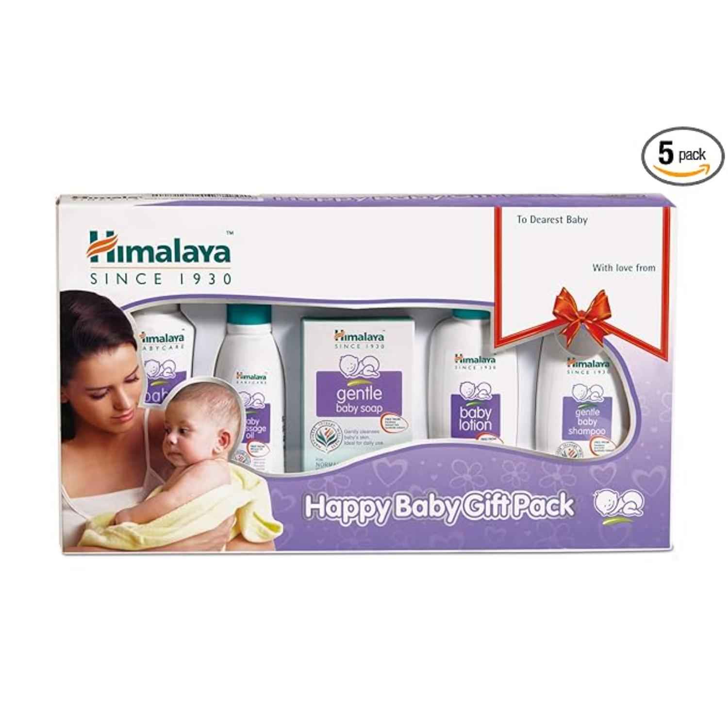 Buy Himalaya Baby Happy Baby Care Gift Pack of 5 - Purplle