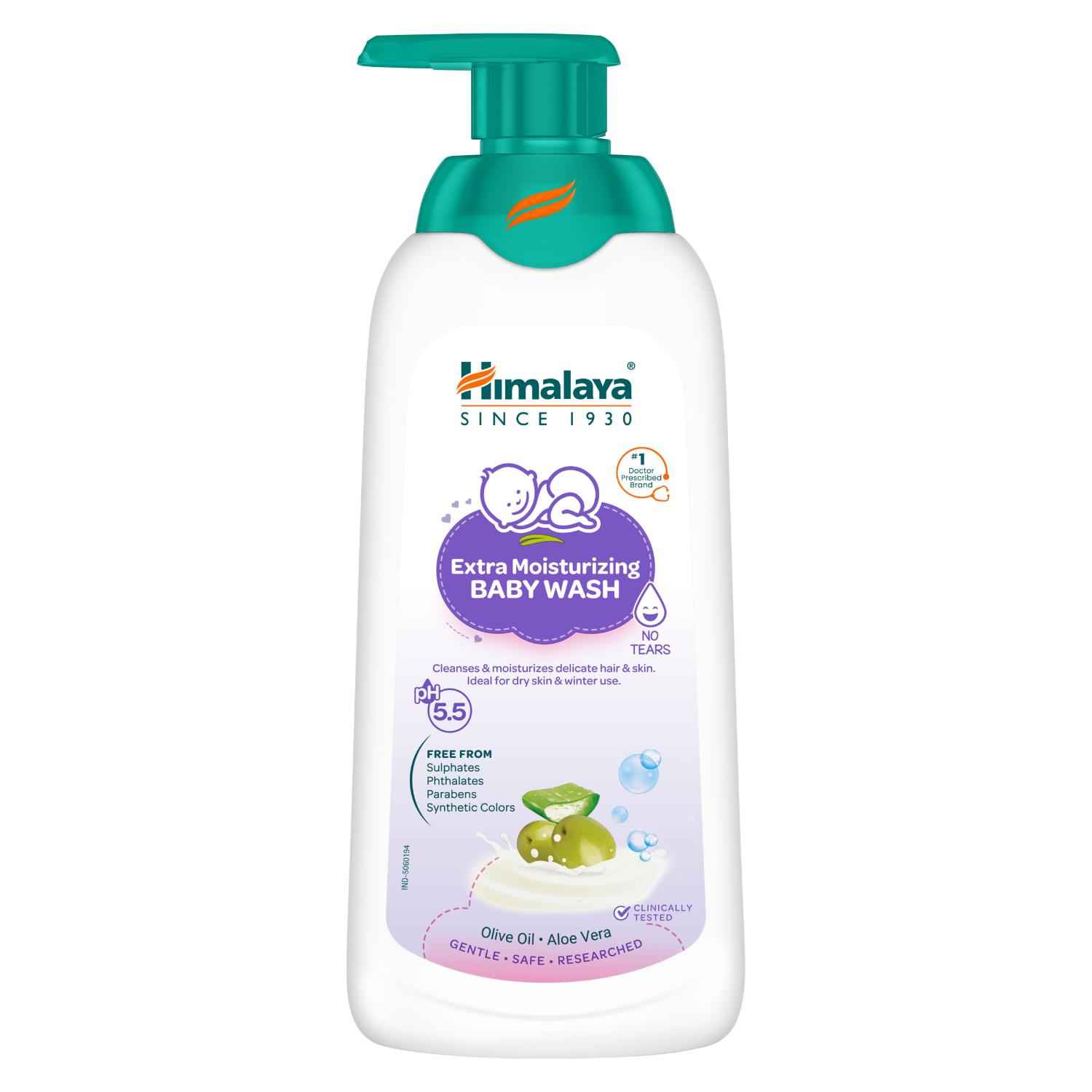 Buy Himalaya Baby Extra Moisturizing Baby Wash 400 ml - Purplle