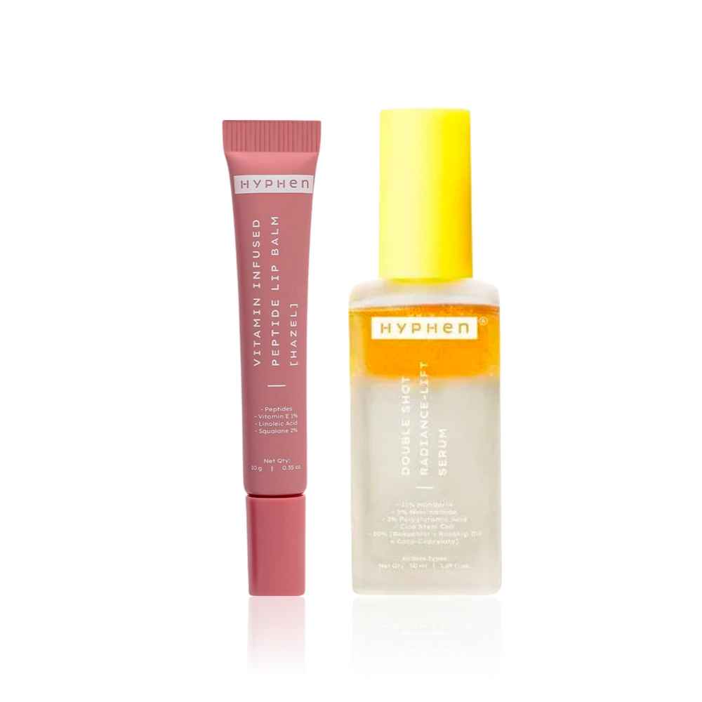 Buy Hyphen Advanced Essential Kit (Double Shot Radiance Serum 50 ml + Hazel Lip Balm 10 gm) - Combo of 2 - Purplle
