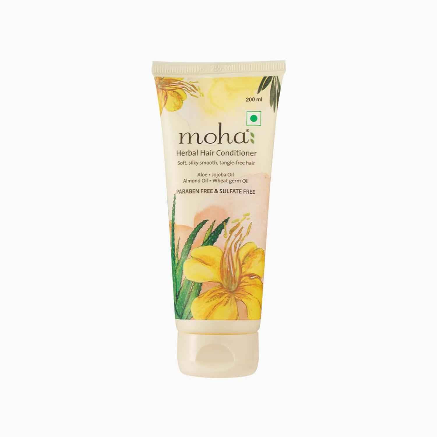 Buy Moha Herbal Hair Conditioner Nourishing And Strengthening Conditioner For Soft Healthy Hair 200 ml - Purplle