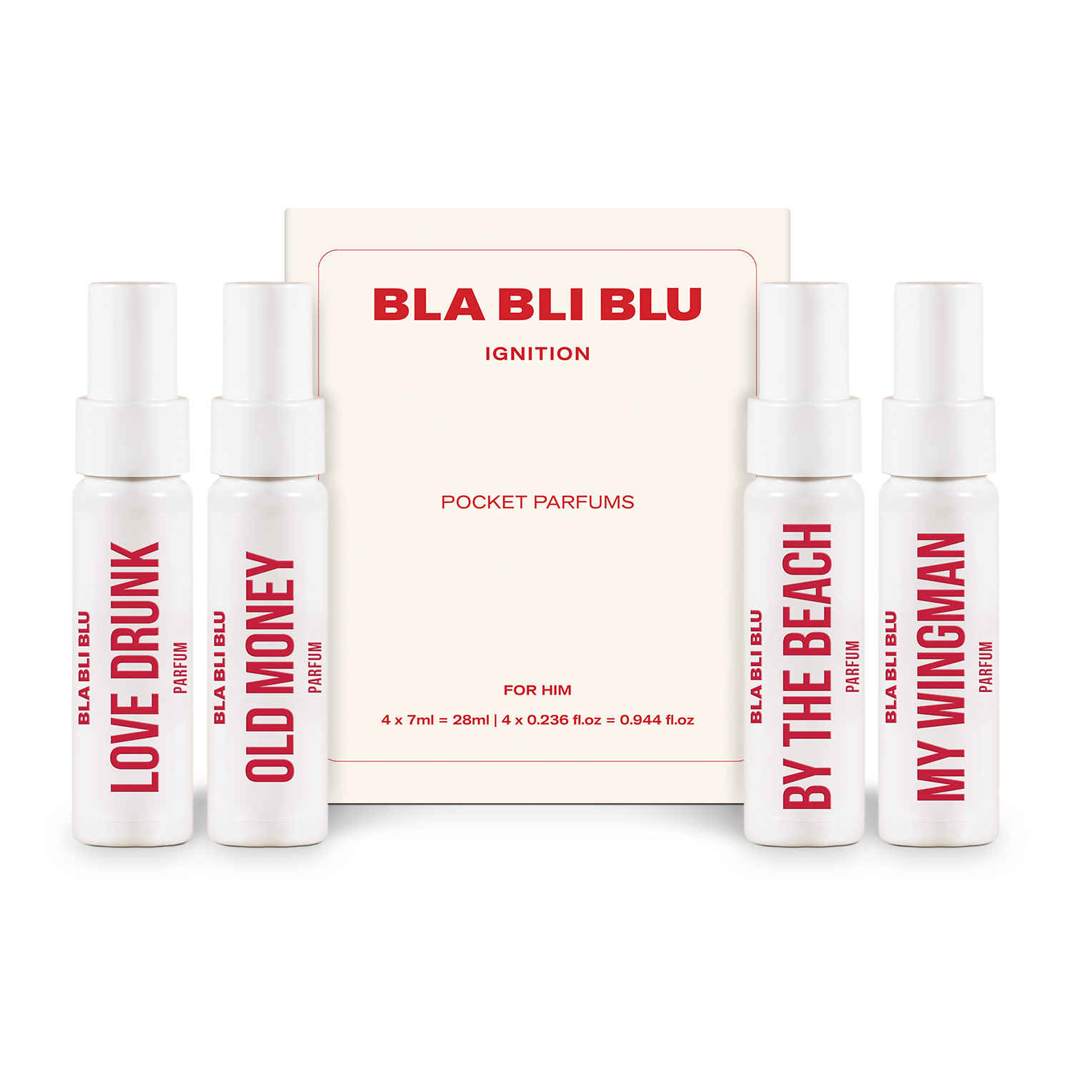Buy Blabliblu IGNITION Pocket Parfum Trial Set for Men|4 x 7 ml|Woody & Spicy Notes|Long Lasting Perfume - Combo of 4 - Purplle