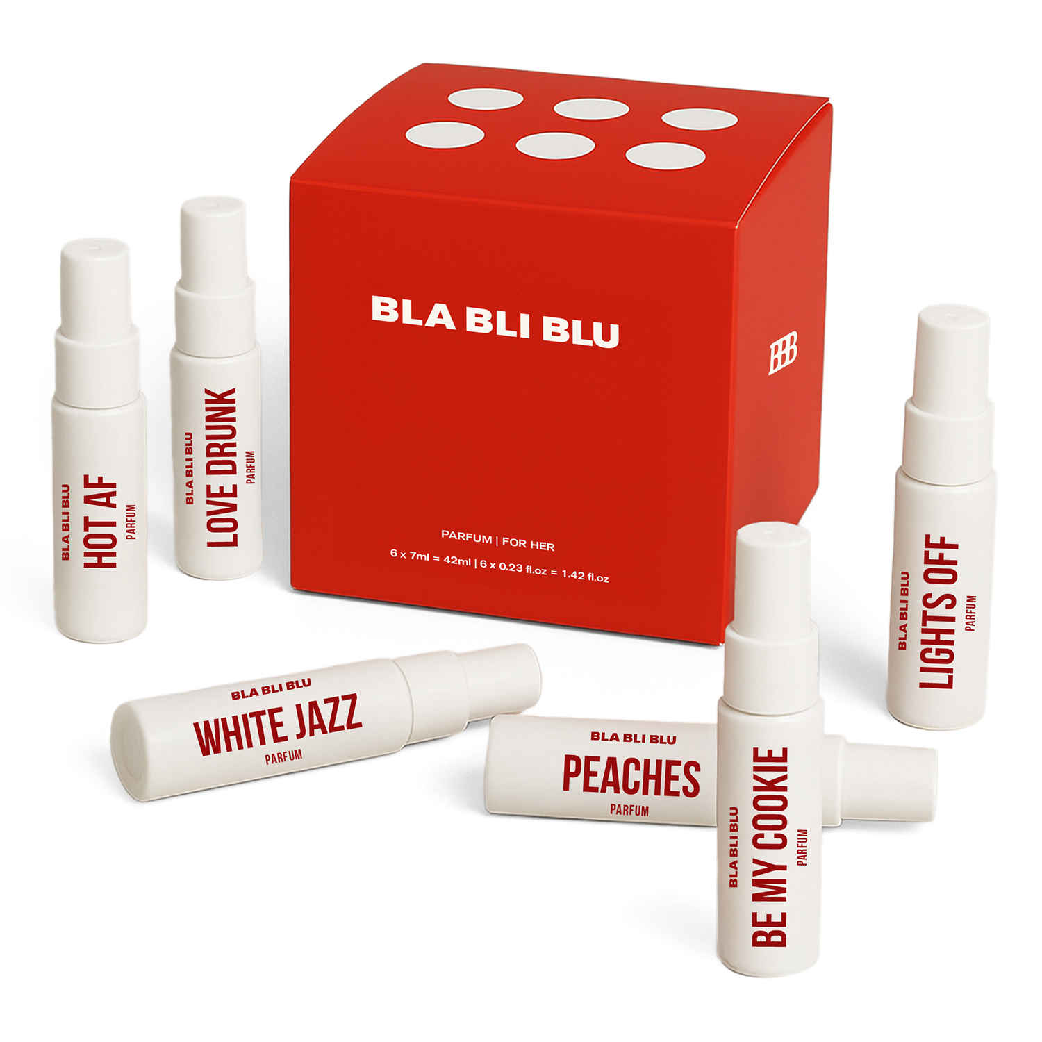 Buy Blabliblu The Game Changer Women Perfume Trial Set|6 x 7 ml|Floral & Fresh Notes|Long Lasting Perfume - Combo of 6 - Purplle