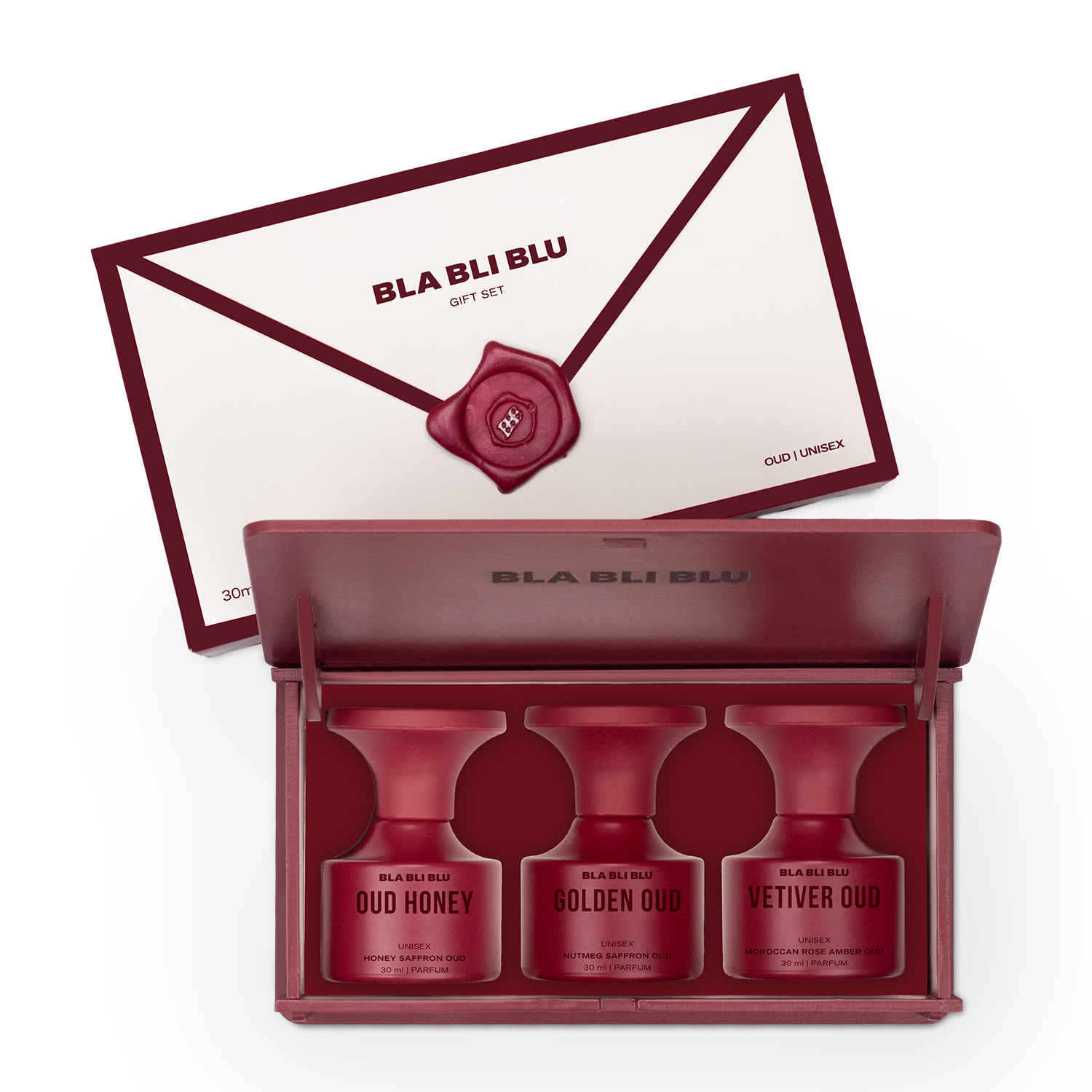Buy Blabliblu Unisex Perfume Gift Set|3 x 30 ml|Perfume for Men & Women|Oud & Spicy|Long Lasting Perfume - 90 ml - Purplle