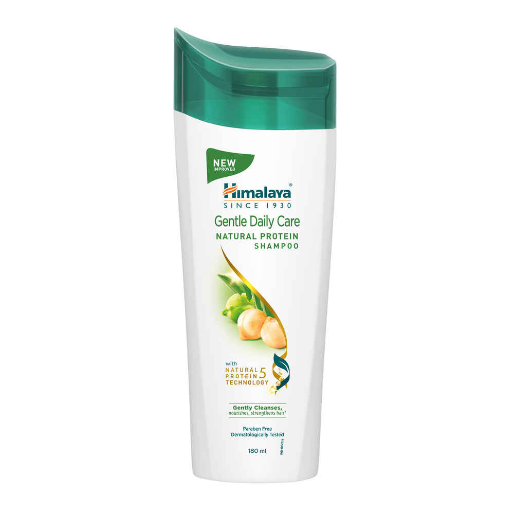 Buy Himalaya Gentle Daily Care Natural Protein Shampoo, Gently cleanses & strengthens, With Chickpea, Licorice & Amla, For Women & Men , 180 ml - Purplle