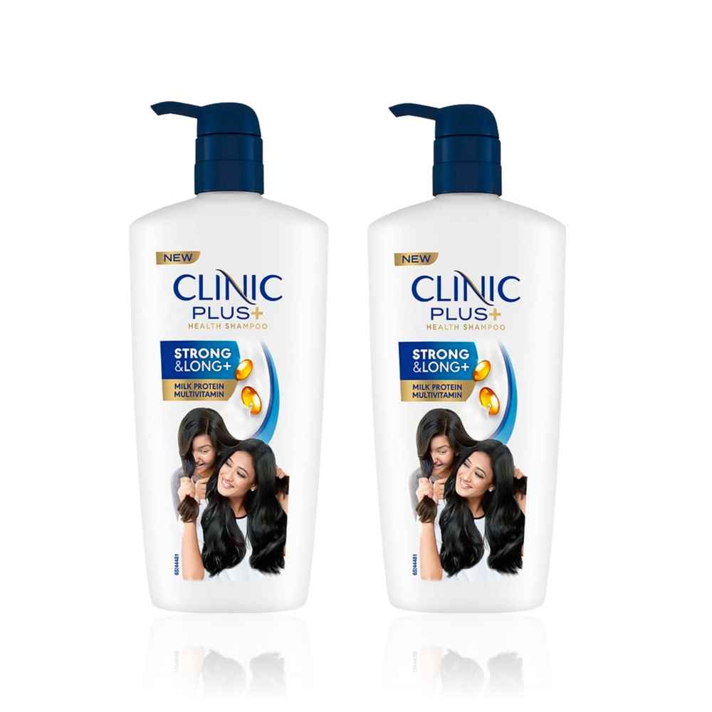 Buy Clinic Plus Strong & Long Health Shampoo (650 ml) -Pack of 2 - Purplle