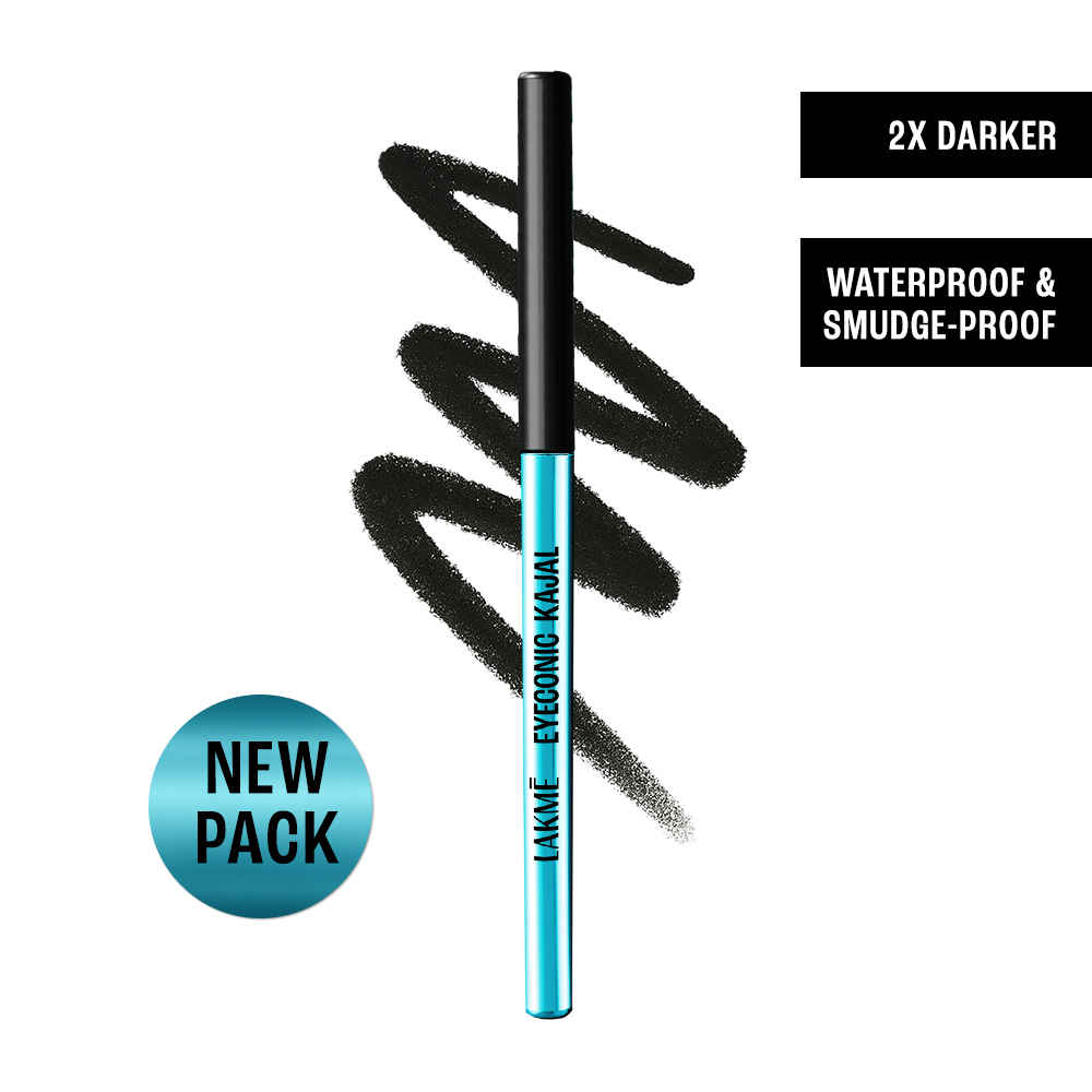 Buy Lakme Eyeconic Kajal Deep Black 0.35 gm - Purplle