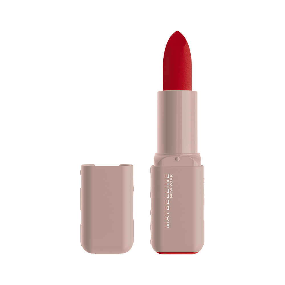 Buy Maybelline New York Serum Lipstick (Matte) 8HR Weightless Hydration, One-Swipe Bold Color, Red - 004 Wild Card, 4.5 gm - Purplle