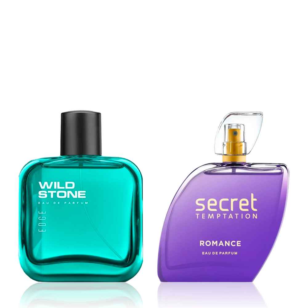 Buy Wild Stone Edge 50 ml & Secret Tempation Romance 50 ml Perfumes Love Bound Combo (Combo of 2) - Purplle