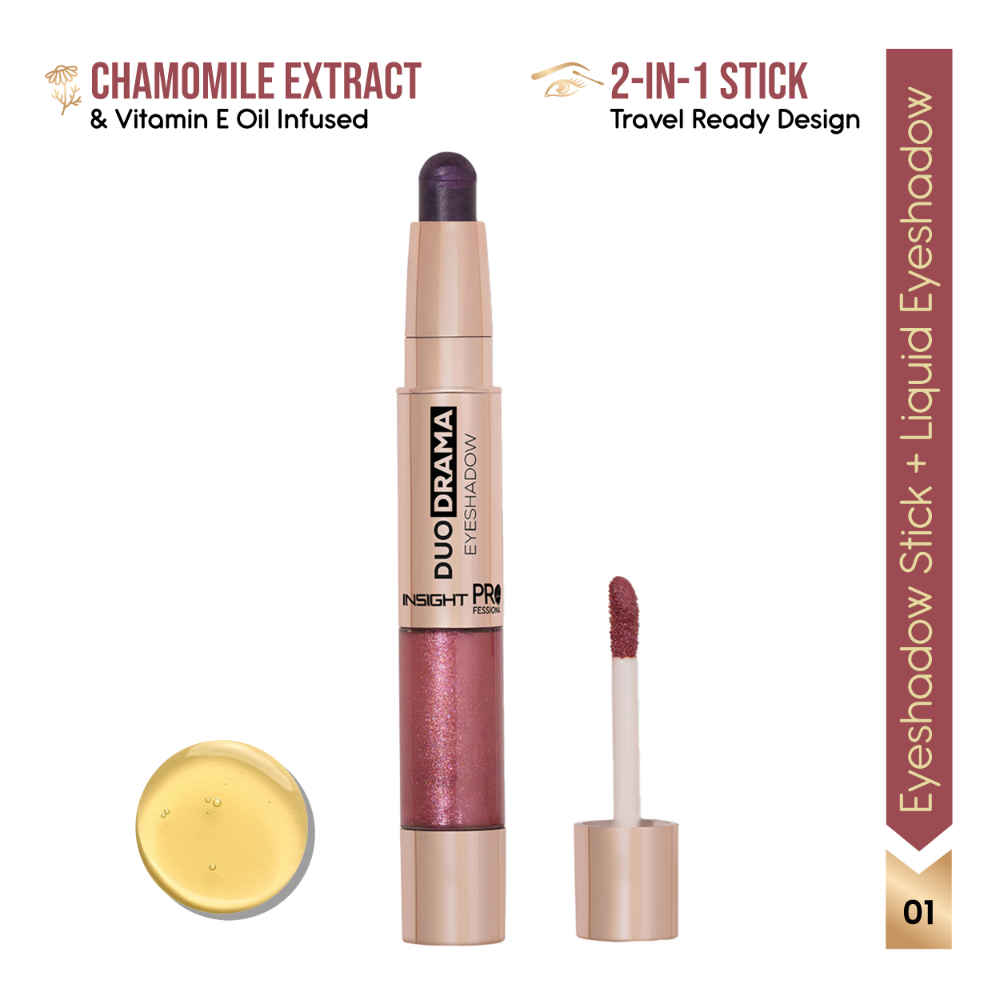 Buy INSIGHT Duo Drama Eyeshadow – Mystic Froth 8 gm - Purplle