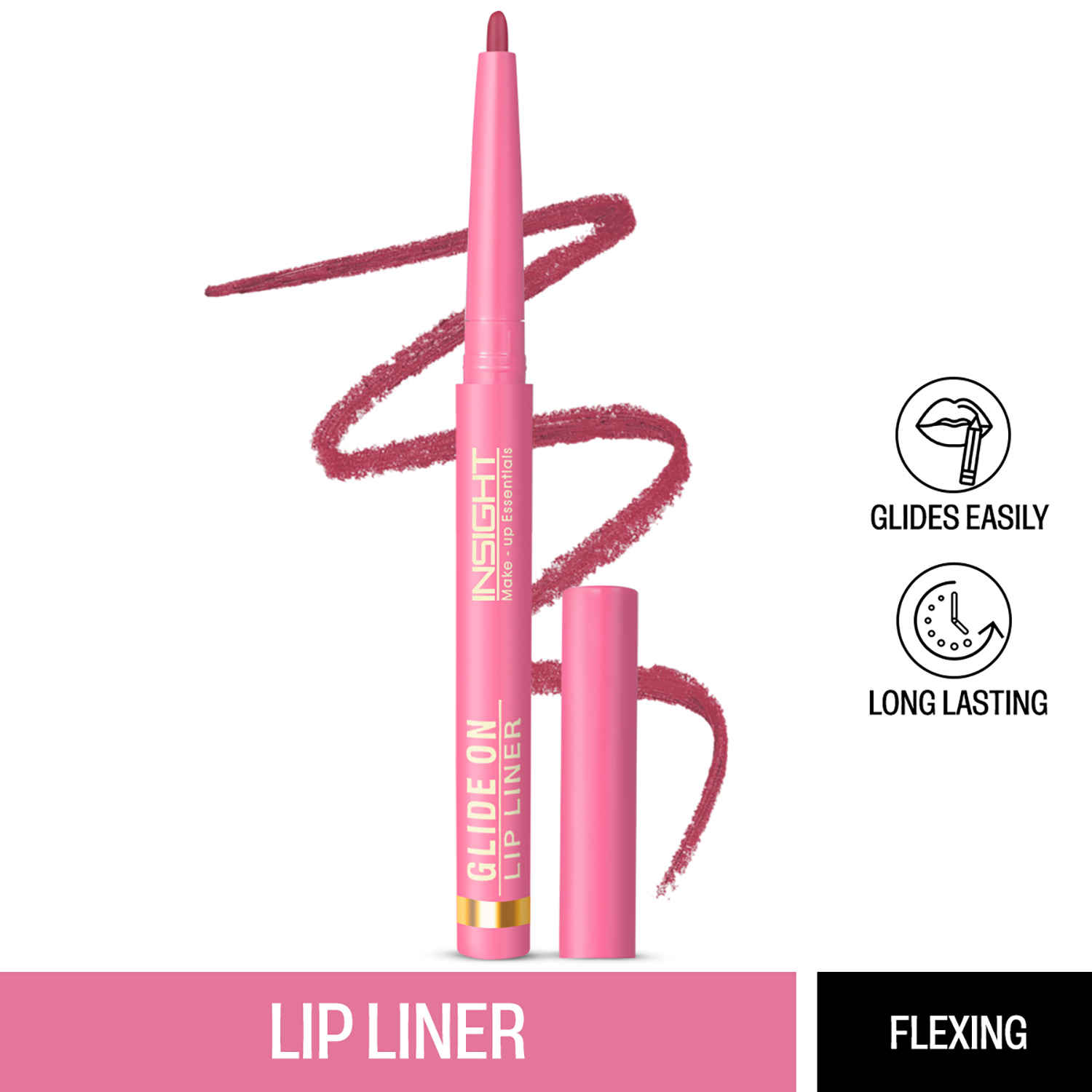 Buy Insight Cosmetics Glide On Lip Liner - Flexing (0.3 gm) - Purplle