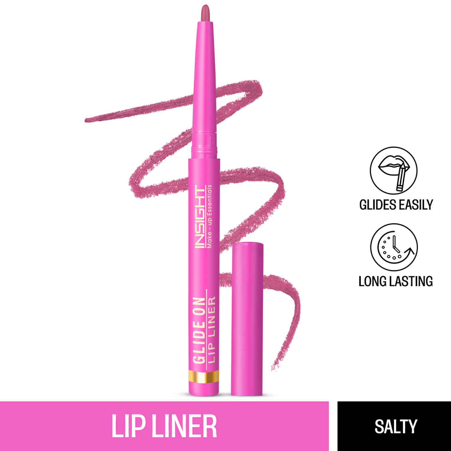 Buy Insight Cosmetics Glide On Lip Liner - Salty (0.3 gm) - Purplle