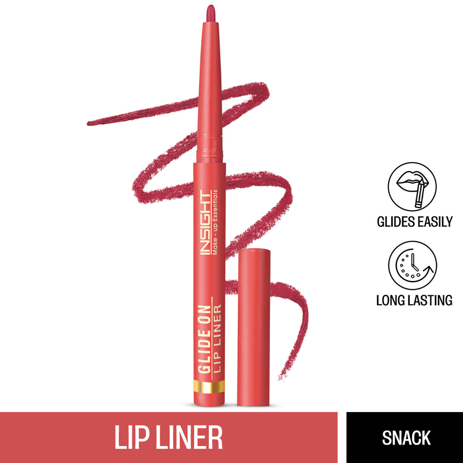 Buy Insight Cosmetics Glide On Lip Liner - Snack (0.3 gm) - Purplle