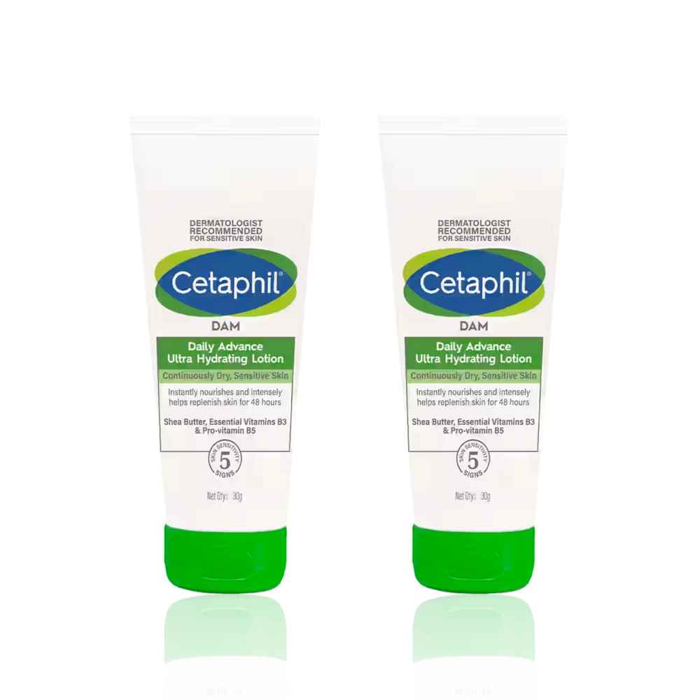 Buy Cetaphil Daily Advance Ultra Hydrating Lotion (30 gm) (Pack of 2) - Purplle
