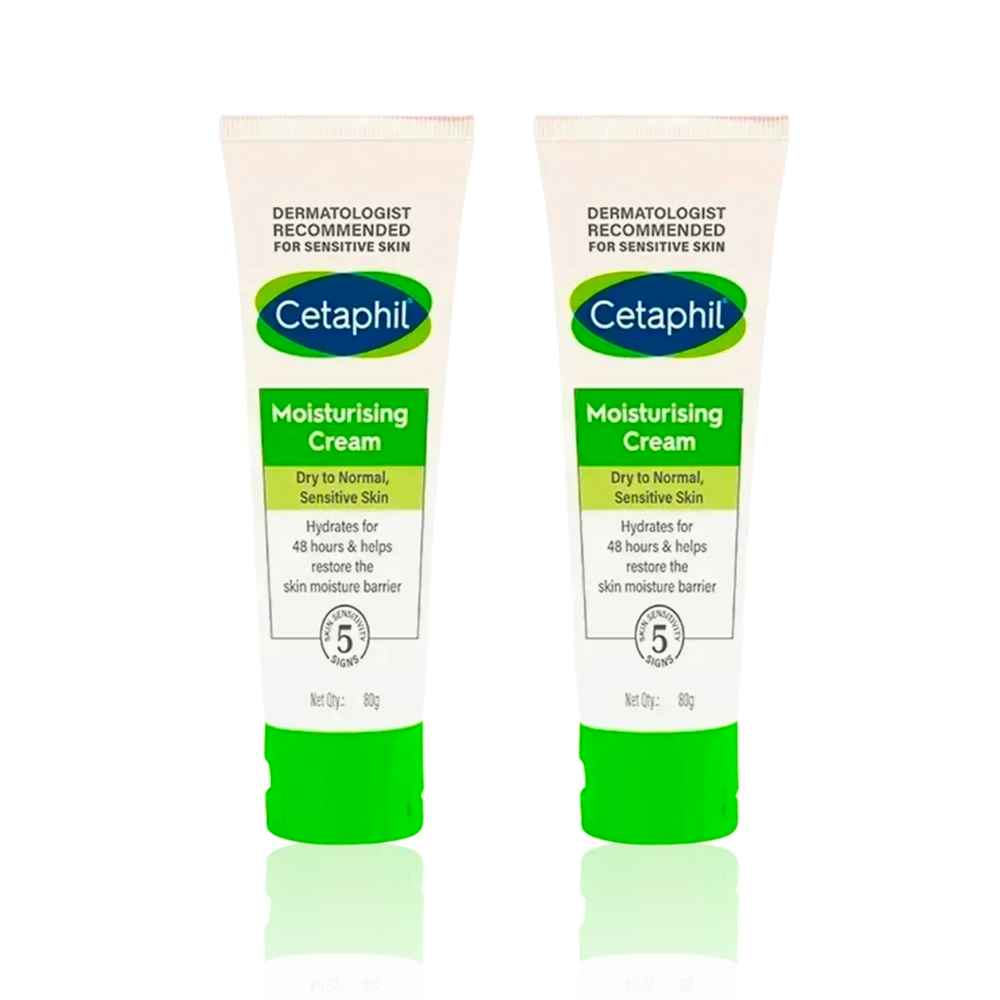 Buy Cetaphil Moisturising Cream (100 gm) (Pack of 2) - Purplle