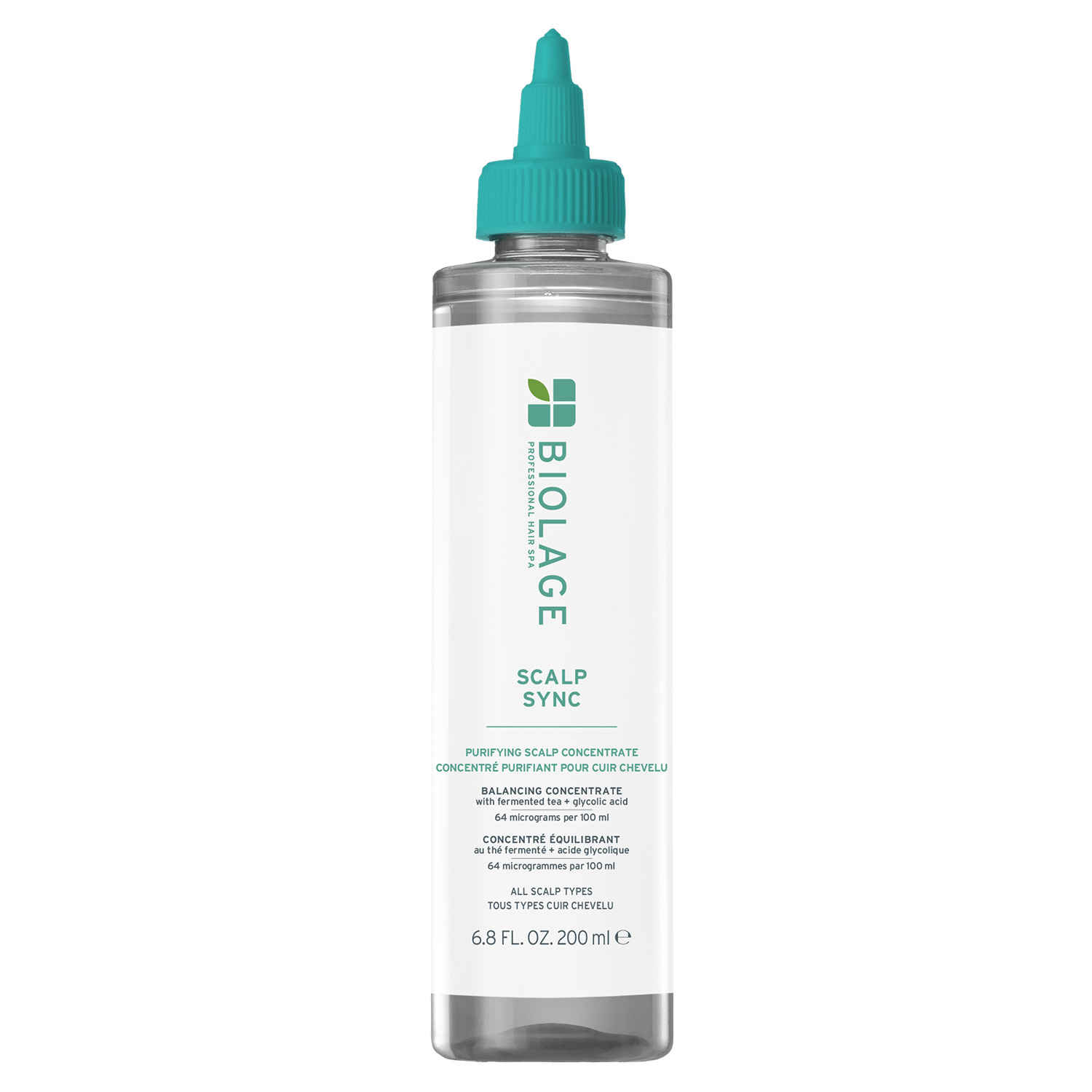 Buy Biolage Scalp Sync Anti-Dandruff Concentrate - Exfoliating & Clarifying Dry Scalp Treatment, Refreshing & Reinvigorating, Fermented Tea Blend & Glycolic Acid, 200 ml - Purplle