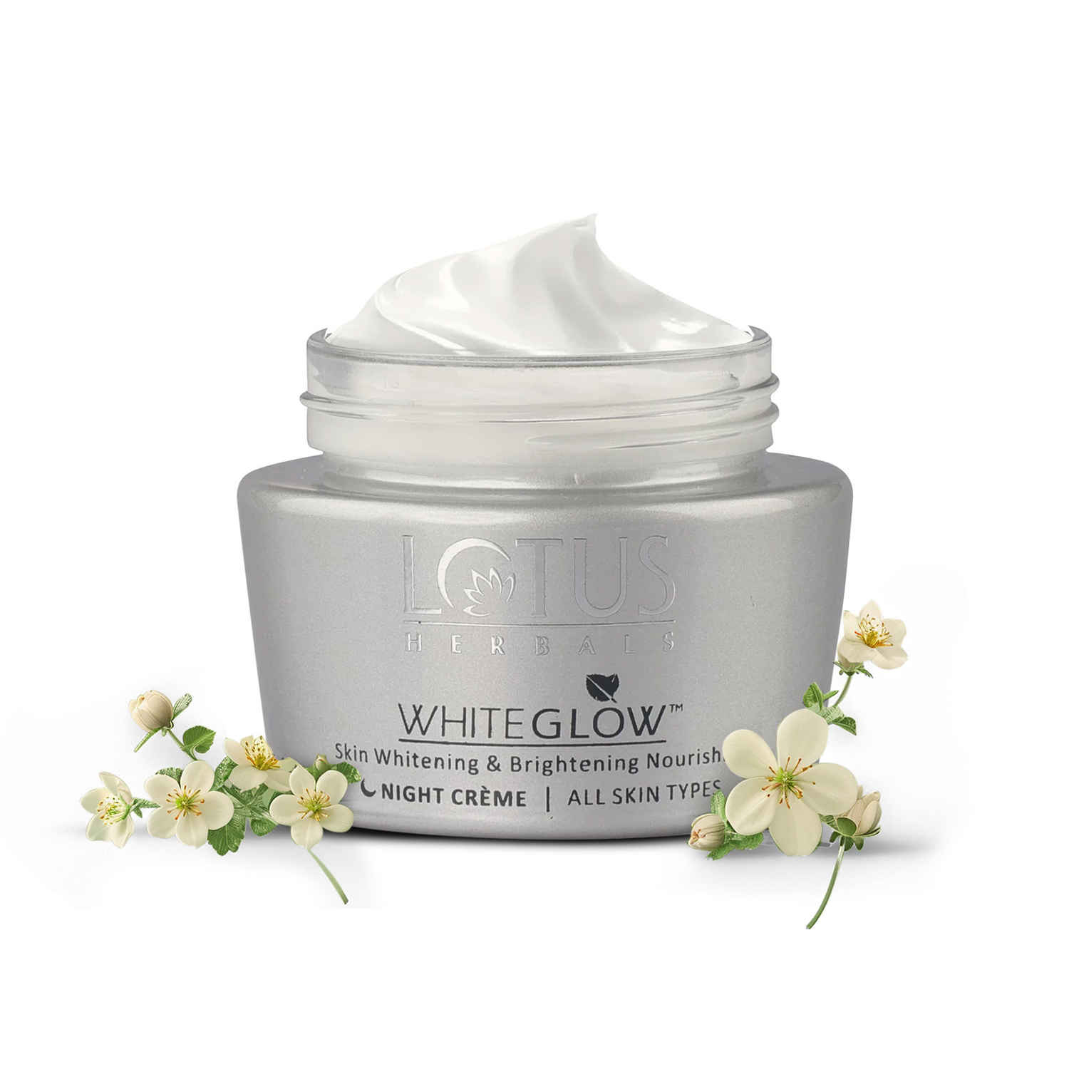 Buy Lotus Herbals Whiteglow Skin Whitening & Brightening Nourishing Night Cream, 40 gm - Purplle