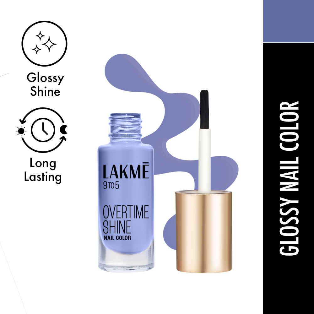 Buy Lakme 9to5 P+G Nail Russian Mauve 6ml - Purplle