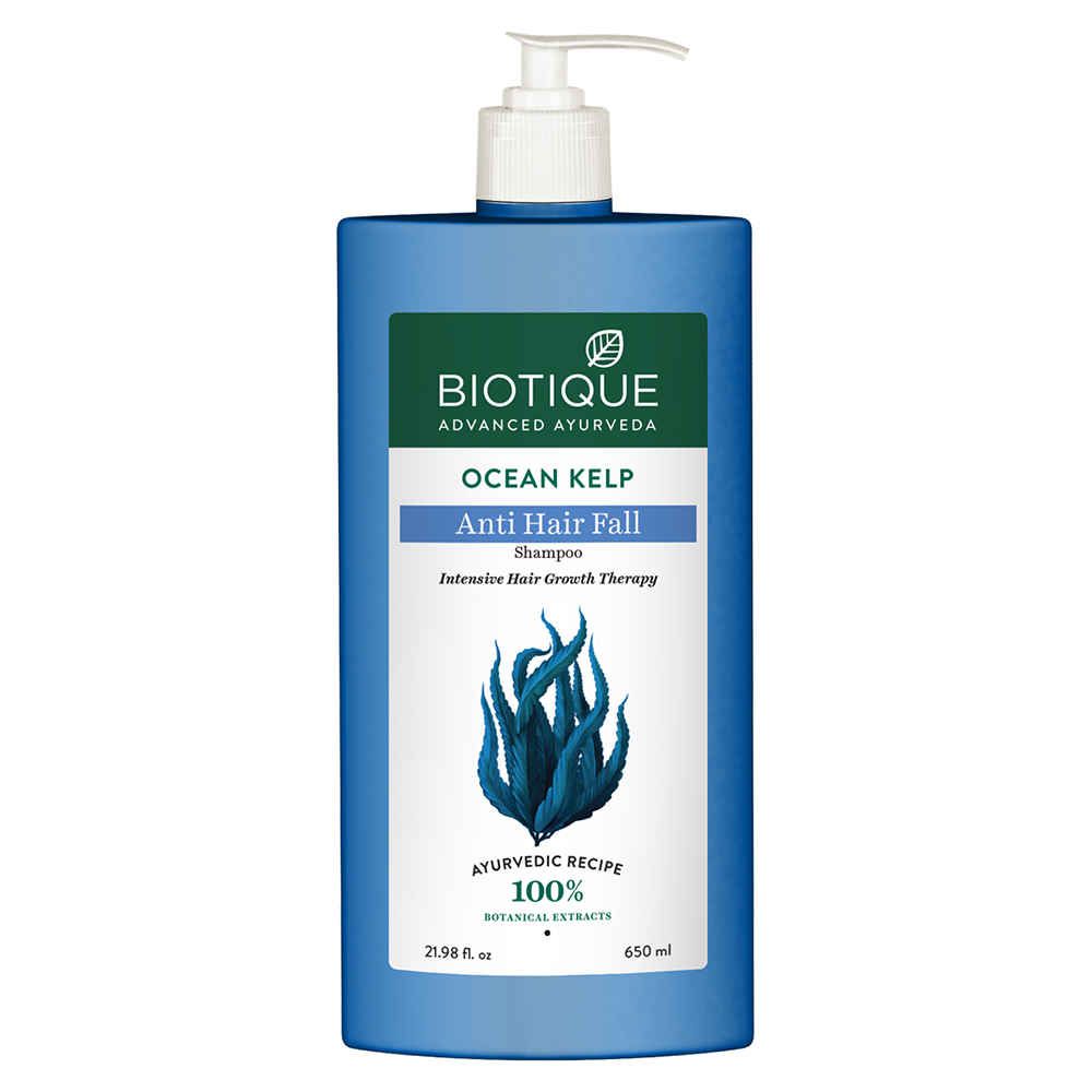 Buy Biotique Ocean Kelp Anti Hairfall Shampoo For Falling Hair (650 ml) - Purplle