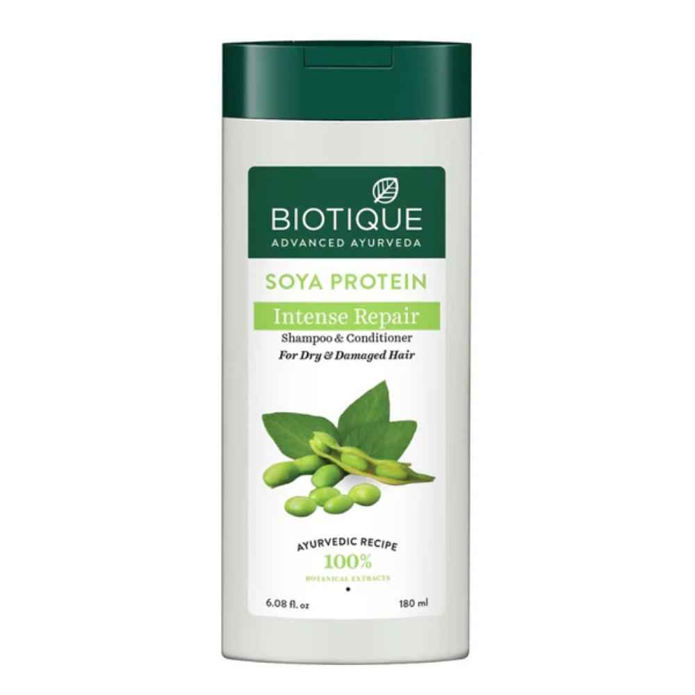 Buy Biotique Soya Protein Intense Repair Shampoo 180Ml - Purplle