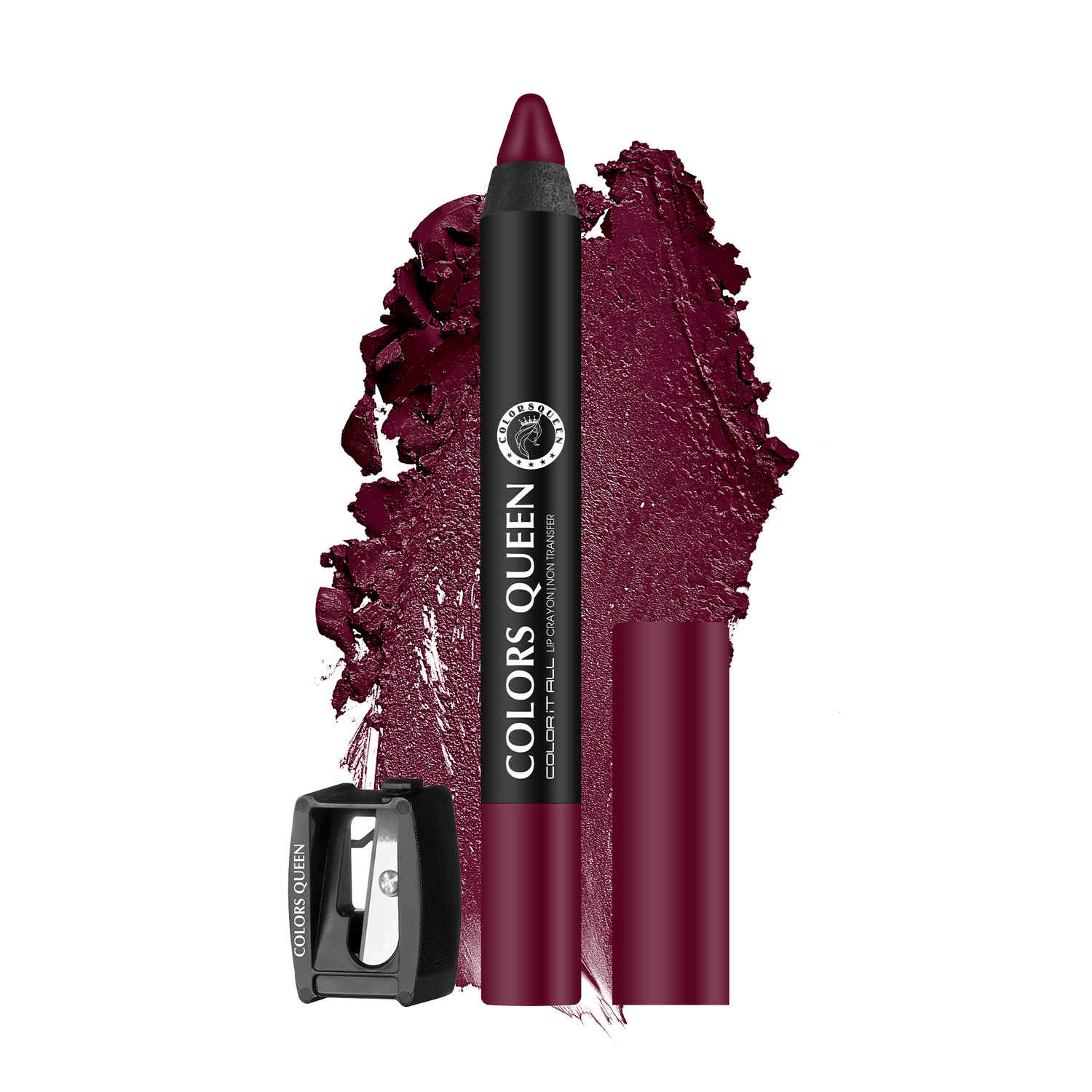 Buy Color It All Non Tranfer Waterproof & Smude Proof Lip Crayon 3.5 gm - Murphy Wine (Shade - 15) - Purplle