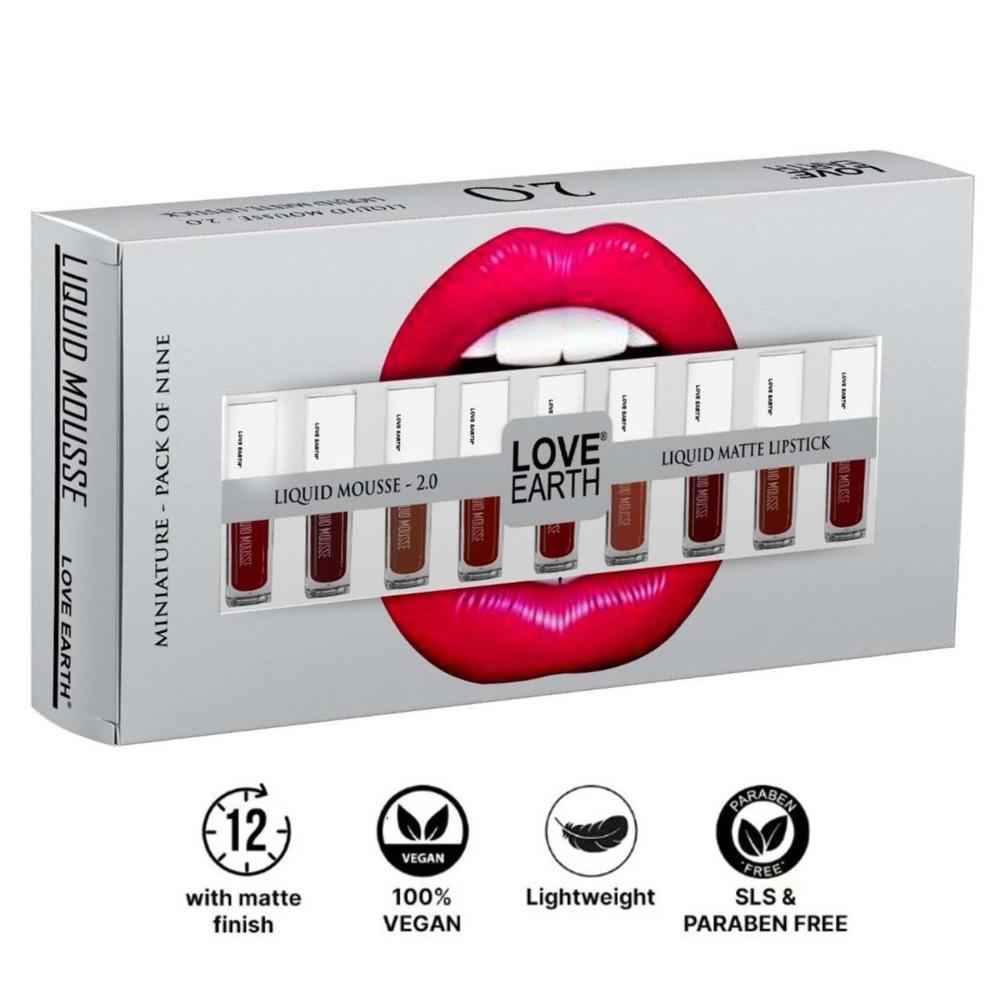 Buy Love Earth Liquid Mousse Lipstick 2.O M - Purplle