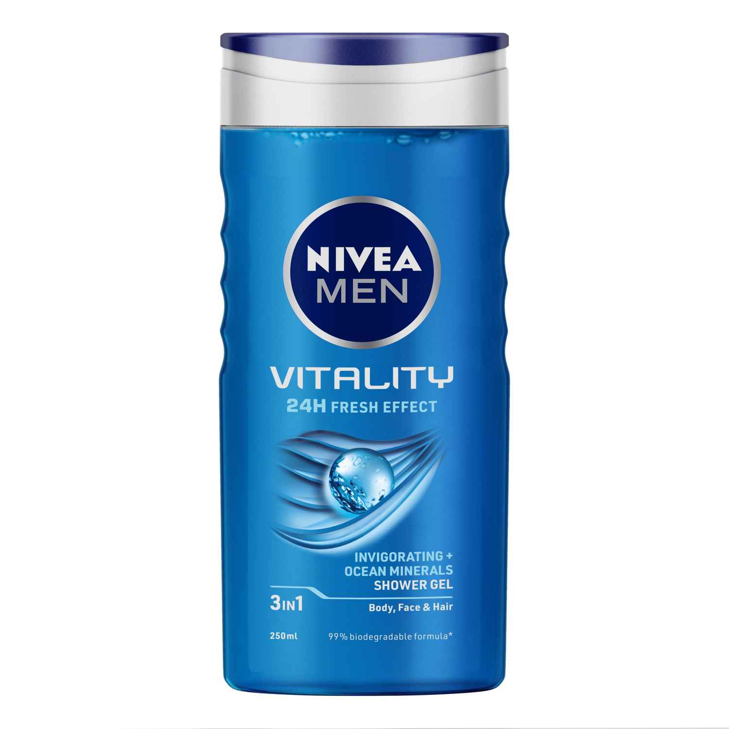 Buy Nivea Men Vitality Fresh Shower Gel (250 ml) - Purplle