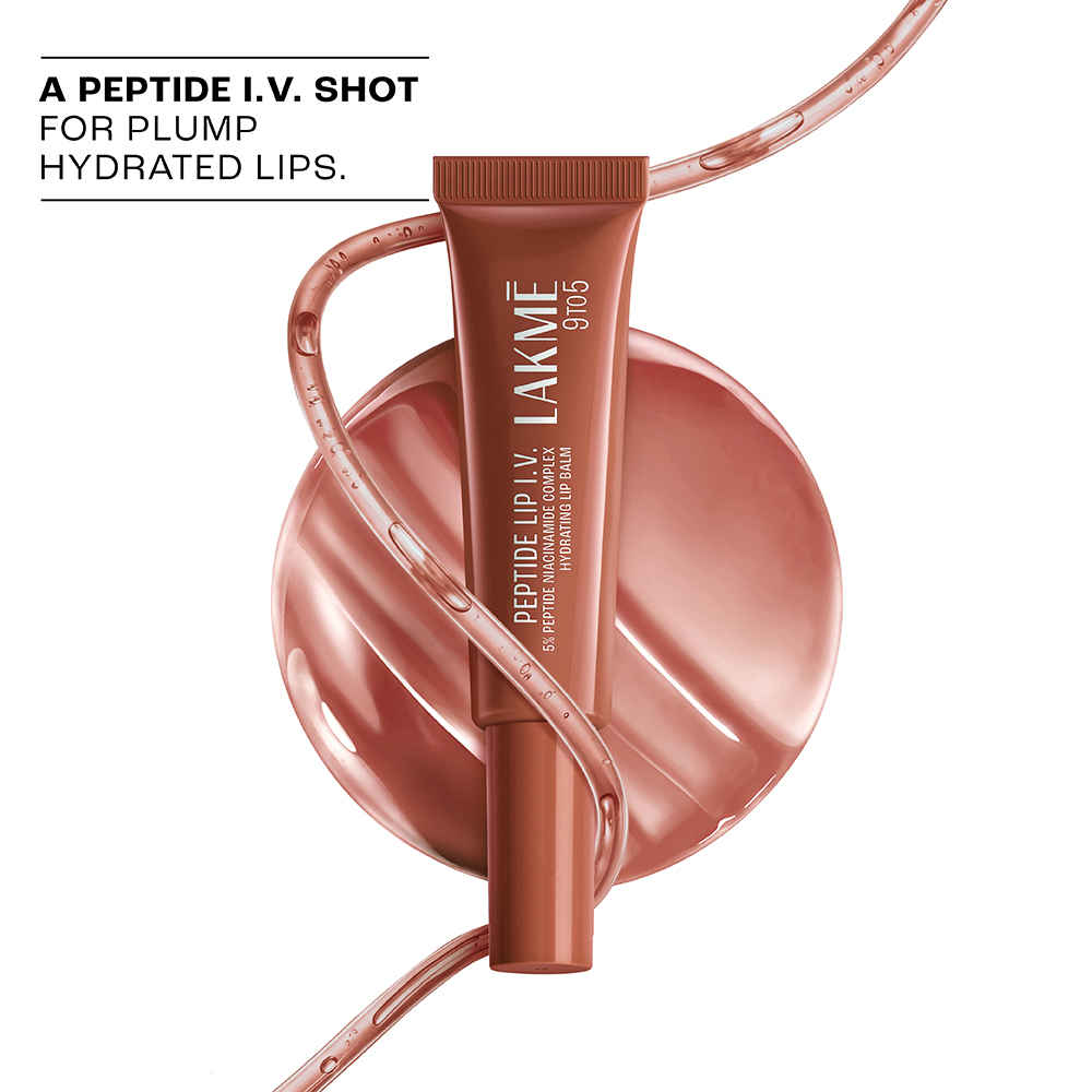Buy Lakme Peptide Lip IV, Hydrating Lip Balm, Brown Lip Retreat, 10 gm - Purplle