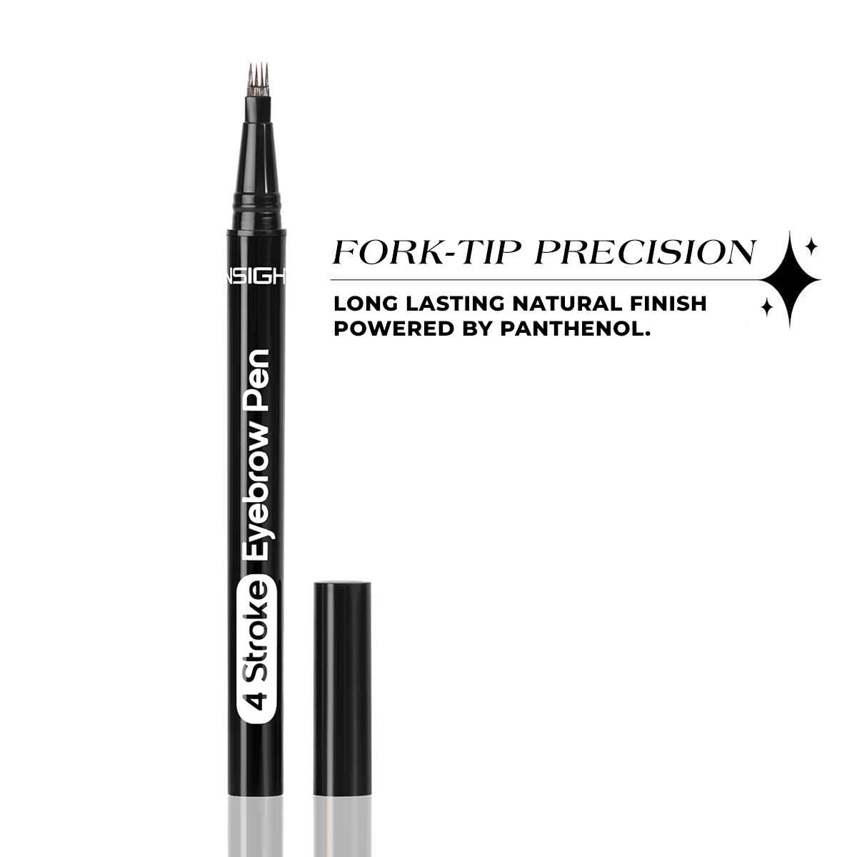 Buy Insight Cosmetics 4 Stroke Eyebrow Pencil – Black - 1 gm - Purplle