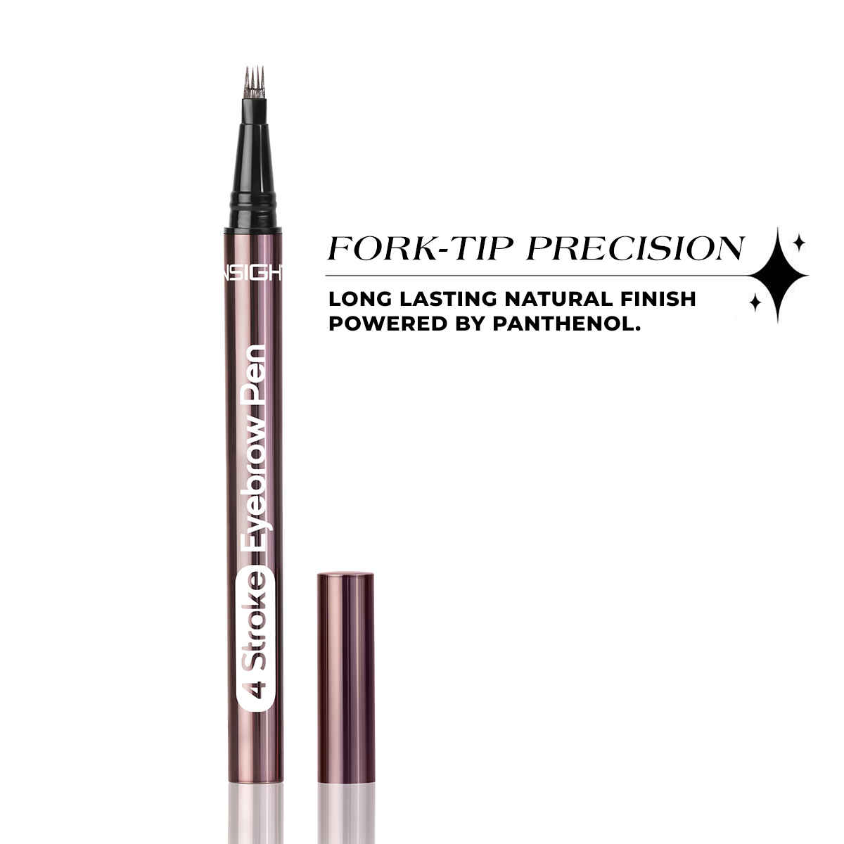 Buy Insight Cosmetics 4 Stroke Eyebrow Pencil – Dark Brown - 1 gm - Purplle