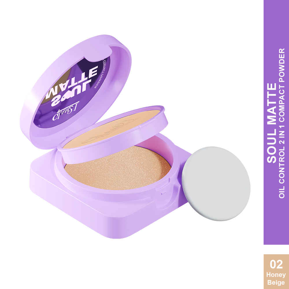 Buy Glam 21 Soul Matte Compact -Honey Beige (18 gm) - Purplle