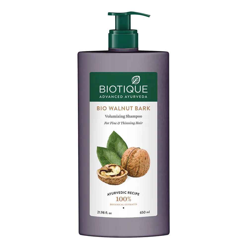 Buy Biotique Walnut Volume & Bounce Shampoo & Conditioner (650 ml) - Purplle