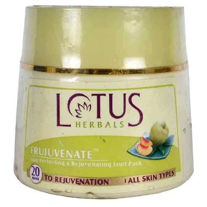 Buy Lotus Herbals Frujuvenate Skin Perfecting & Rejuvenating Fruit Face Pack | For All Skin Types | 350g - Purplle
